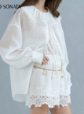 Cello Sonata25春夏新款 金色海洋珍珠贝壳腰链