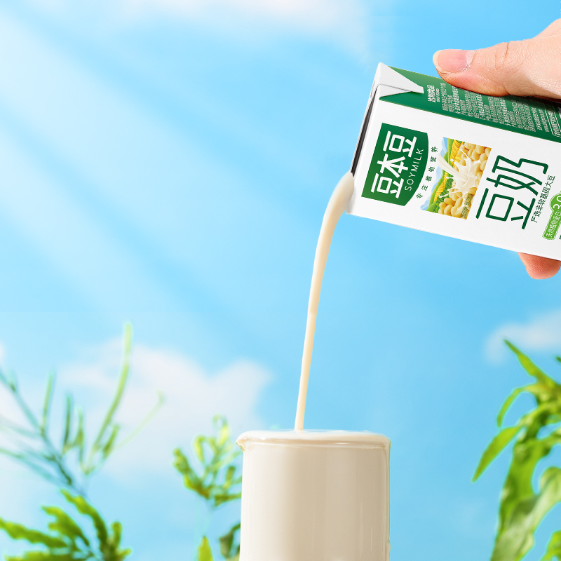 【新品】豆本豆原味豆奶125ml*6盒植物蛋白饮料学生营养早餐奶