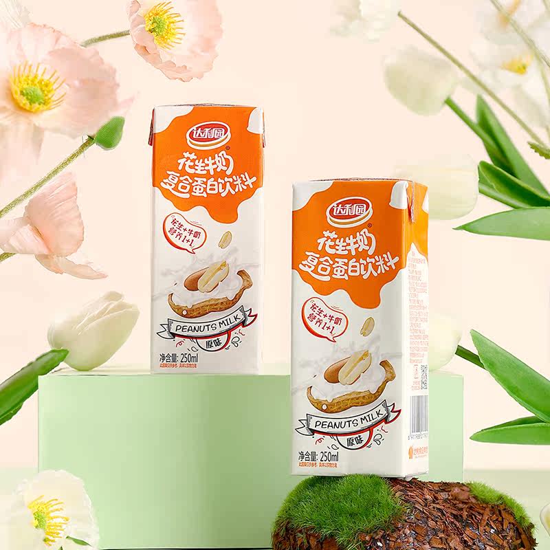 达利园花生牛奶原味250ml*24盒