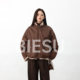 Biesu rabbit fur work style reversible parka-synsdyc