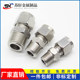 304316 stainless steel clamp straight through terminal