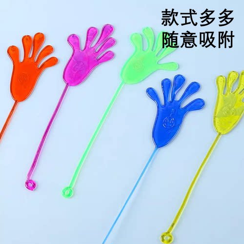 粘粘乐手掌蜘蛛侠网红玩具翻跟斗鬼手解压玩具创意整蛊钵钵鸡粘性 - 图1