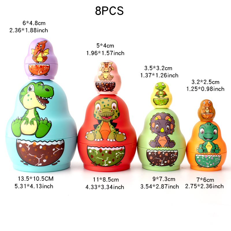 俄罗斯套娃玩具套娃3-6岁开发智力中国风叠叠乐益智儿童礼物-图0