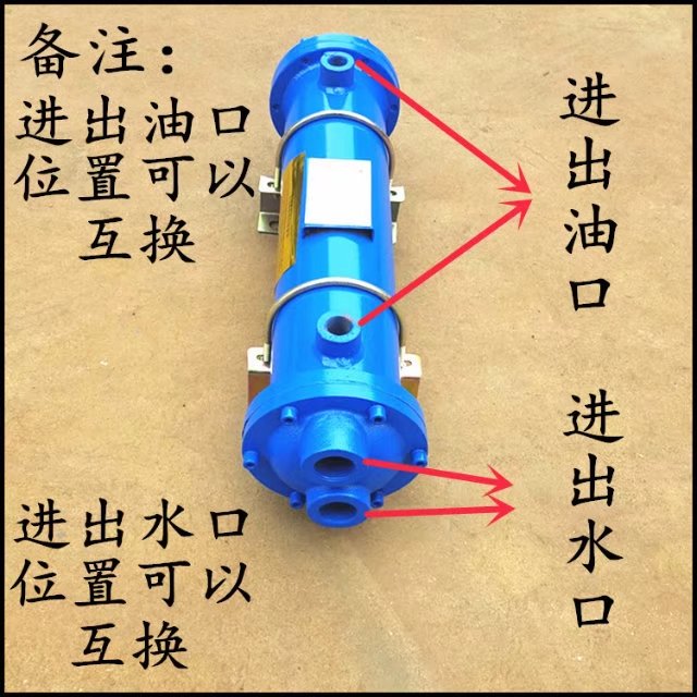 304/316列管式OR/GLL液压油冷却器SL水冷却器GLC不锈钢冷却器注塑 - 图3