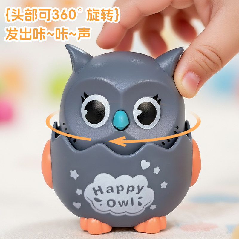 宝宝按压猫头鹰袋鼠玩具卡通动物惯性滑行玩具车儿童小礼品玩具,淘宝优惠券,粉丝福利购,淘宝优惠卷