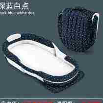 New portable crib Folding Bed Mid Bed Mobile Baby Bed Bed Newborn Multifunction Anti-Pressure Bb