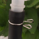 Steel wire clamp spring clip 304 stainless steel water pipe clip