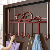 Post-door rear hanger hanging hanger door free of punching without mark-free shelf bedroom door back type wall-mounted clothes rack