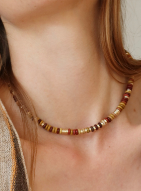 LAZYCIRCLES落日飞盘项链