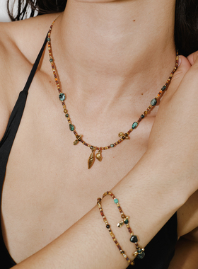 LAZY CIRCLES【董生活推荐】海螺耳语项链女闺蜜出游姐妹锁骨链