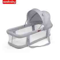 Portable baby sleeping basket portable on-board folding lifting basket Safe d baby cot newborn multifunction bed