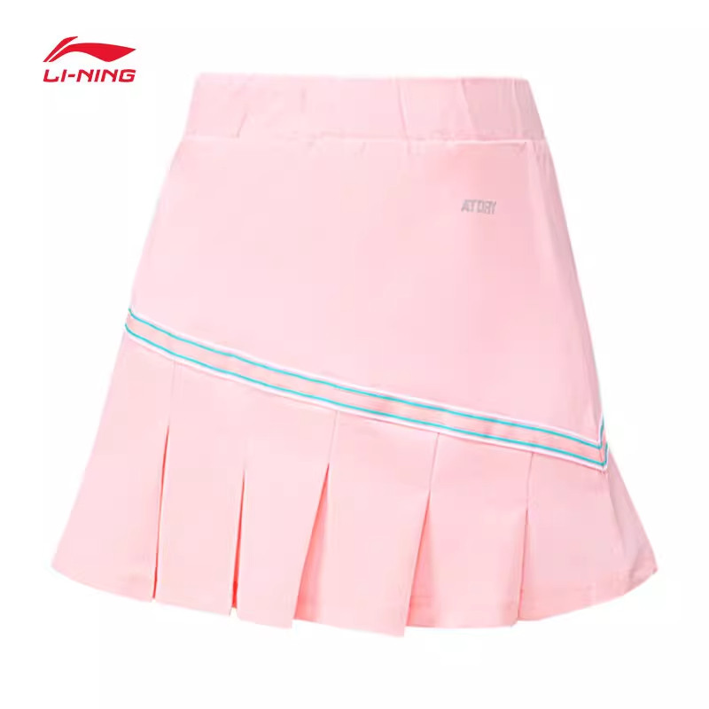 李宁羽毛球裙女童舒适透气速干运动网球裙防走光休闲半身裤裙学生,淘宝优惠券,粉丝福利购,淘宝优惠卷