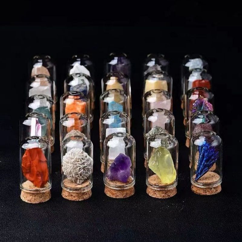 生日礼物小众冷门天然水晶原石矿石标本摆件水晶科普罕见小玩意 - 图2