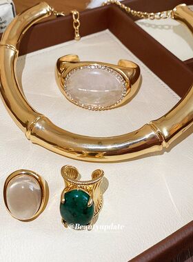 中古vintage首饰套装轻奢小众