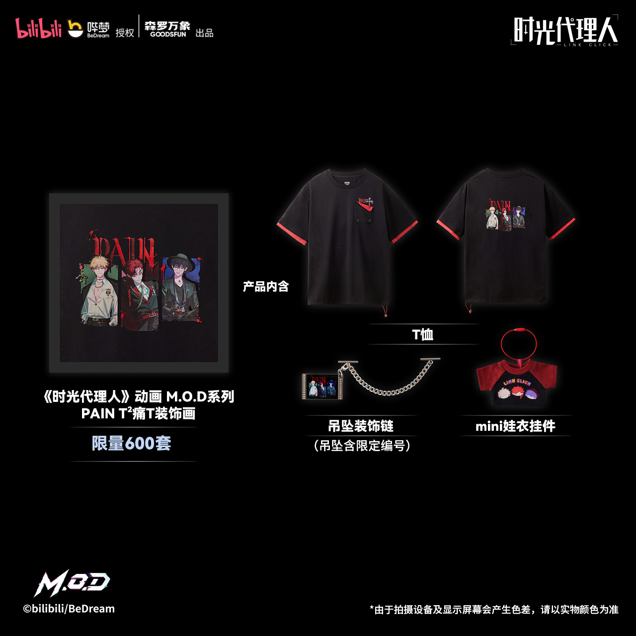 【现货】集卡社时光代理人 M.O.D PAINT² 痛T衣服装饰画官方周边 - 图0