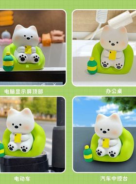 桌面女高地西摆饰内饰摆件树脂