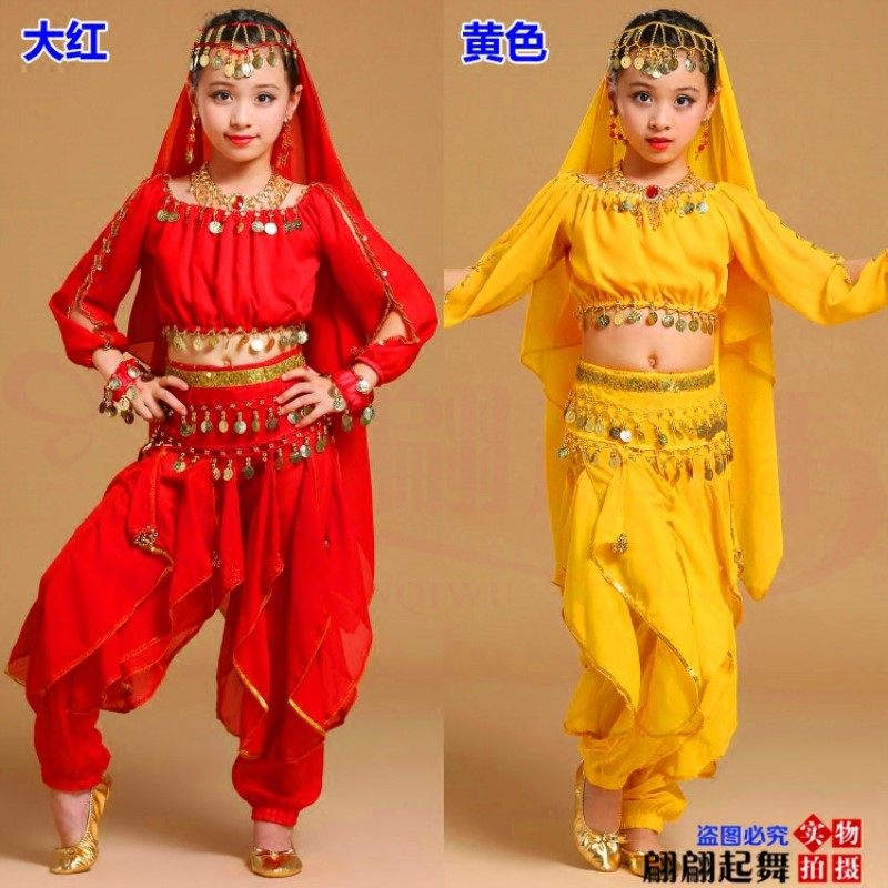 儿童舞蹈服 却盼民族服装/舞台装