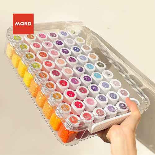 MARD家拼豆221色补充包分装高品质融合豆色瓶装DIY全套工具大熨斗 - 图0