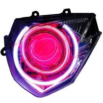 Ghost Fire 3 Generations IRX Living Room Light War Speed Headlamps Assembly Electric Motor Car Angel Eye Demon Eye Sea 5LED Dual Light Lens