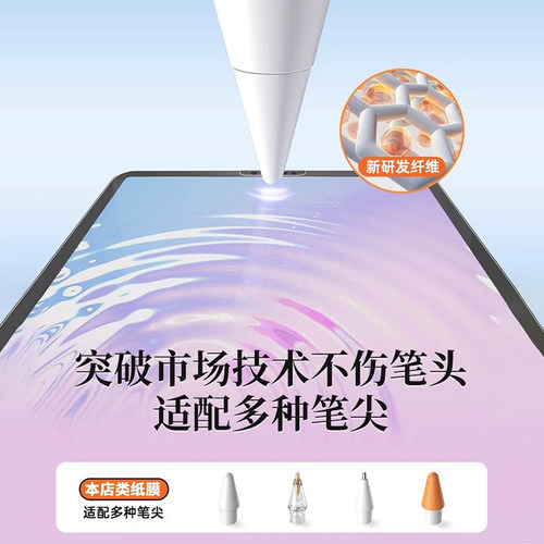开晖适用iPadAir8/7类纸膜12/11磁吸Pro2026可拆卸式10钢化膜Mini7平板9苹果2025款6磨砂ar十8纸质5手写4吸附 - 图2
