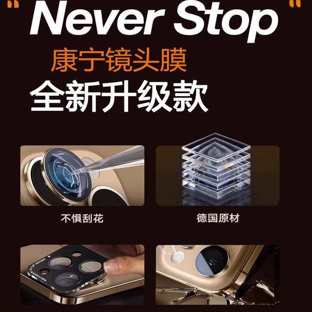 One cover and second application for Apple 16 series lens film