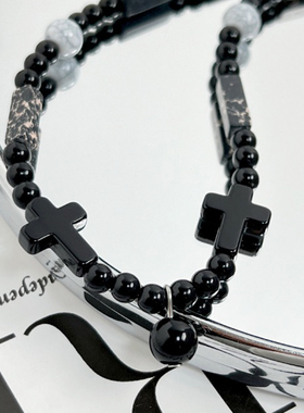 CHUZAI水墨风串珠项链