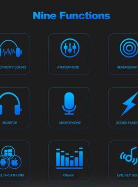 Live Sound Card and Suspension Microphone Kit Broadcasting R