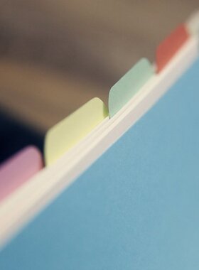 5Pcs Refills 6 Hole Blank Colorful Paper for A5 A6 Loose Lea