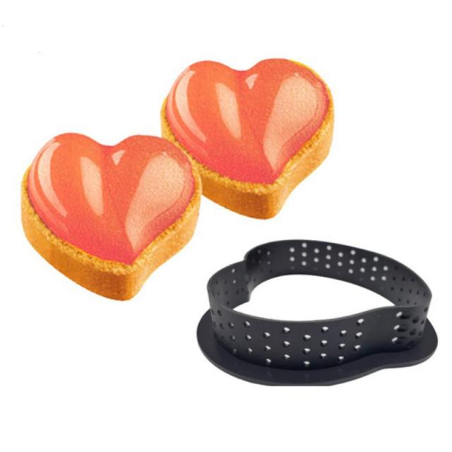 1PC Cake Mold Mousse Fruit Cake Circle Tart Ring DIY Dessert - 图1