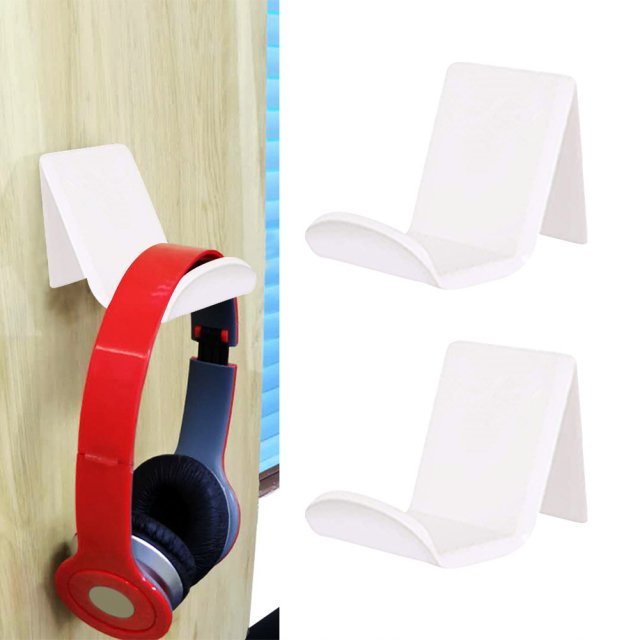 2pcs Universal Game Controller Holder Wall Mount Stand Rack - 图1