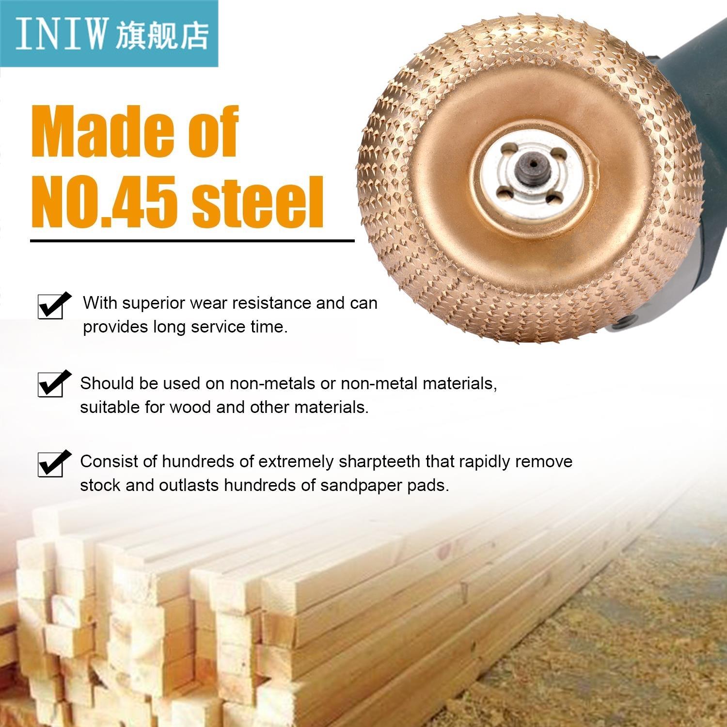 Portable Woodworking Angle Grinding Wheel Kits Wood Sanding - 图2