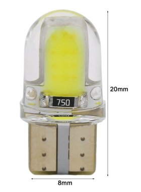 10pcs/set Waterproof Short Type Silicone Car LED Bulbs Licen