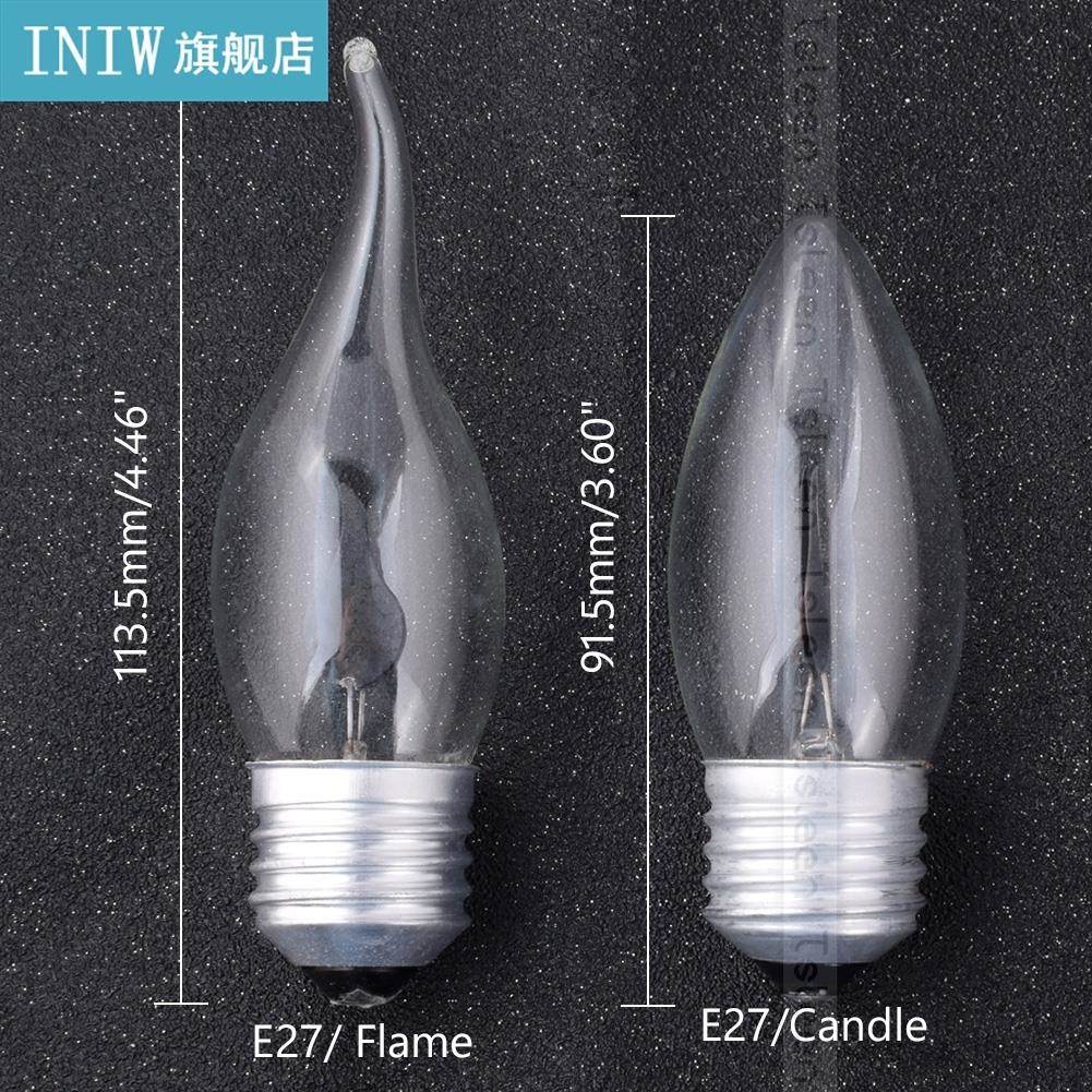 TSLEEN 8x E27 E14 Led Edison Bulb Novel Candle Corn Bulb Fli - 图2