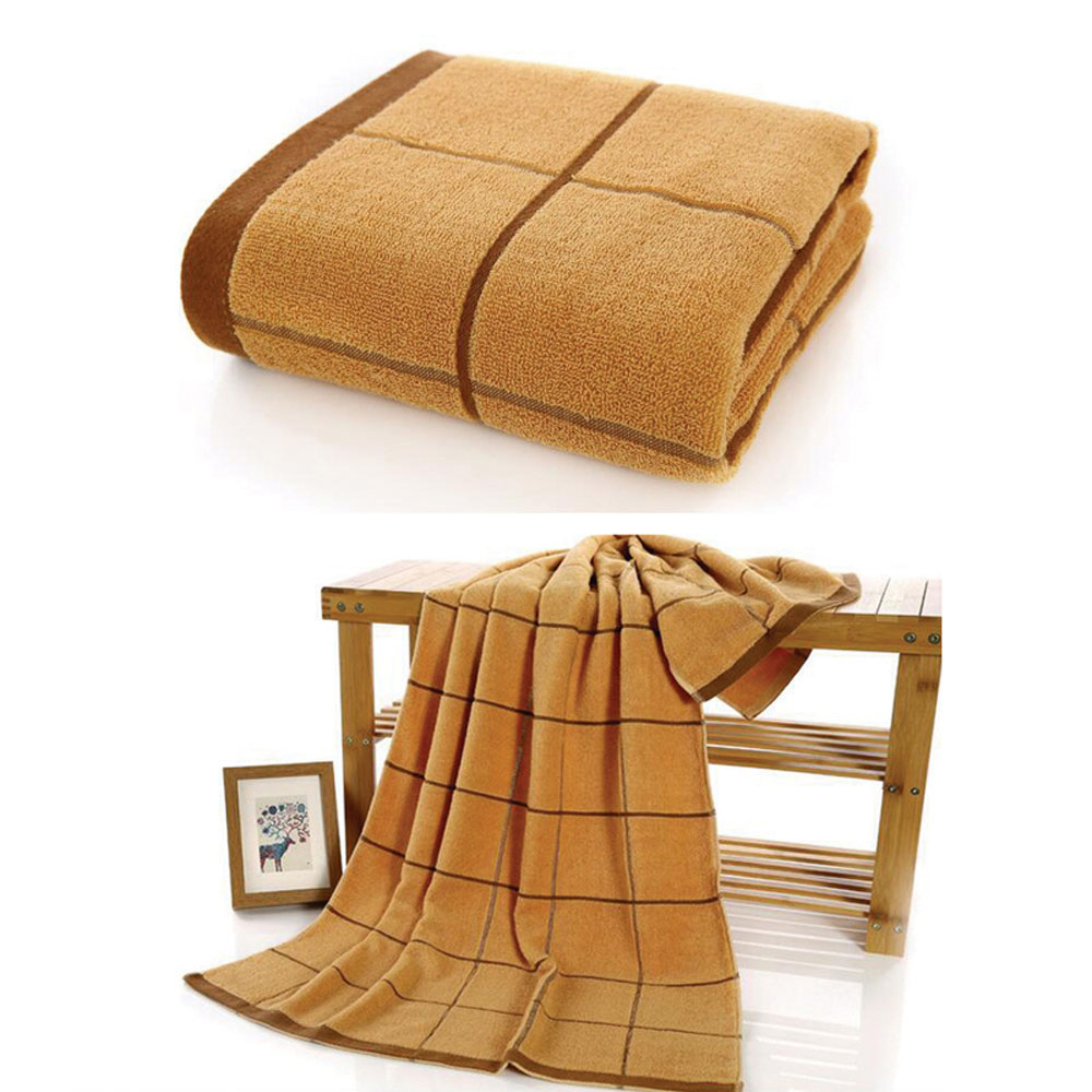 1Pcs Cotton Bath Towels Ultra Soft Highly Absorbent适用于 B-图0