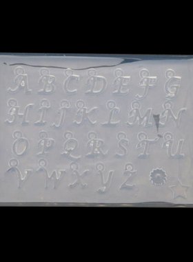 2022 New 26 Small Size English Letters Mold Kit Alphabet Pen