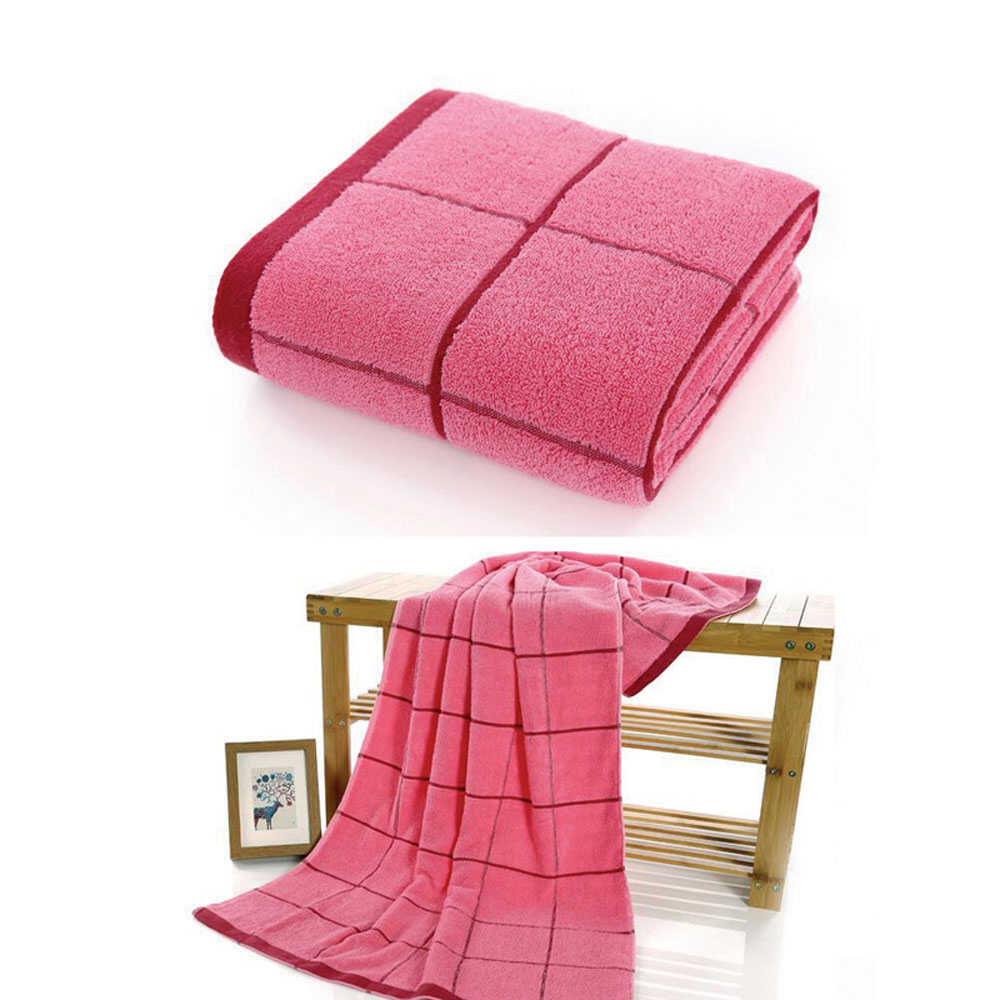 1Pcs Cotton Bath Towels Ultra Soft Highly Absorbent适用于 B-图1