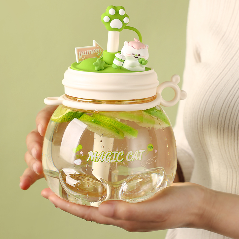 【周边】沪上阿姨粉绿系列魔力吨吨桶1L