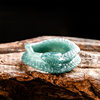 Cui Ying Fu three-dimensional blue water spirit snake ring