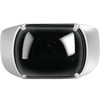 Cui Yingfu S925 silver natural A goods jade ink jade saddle ring ice jade graphite jade ring men's D965