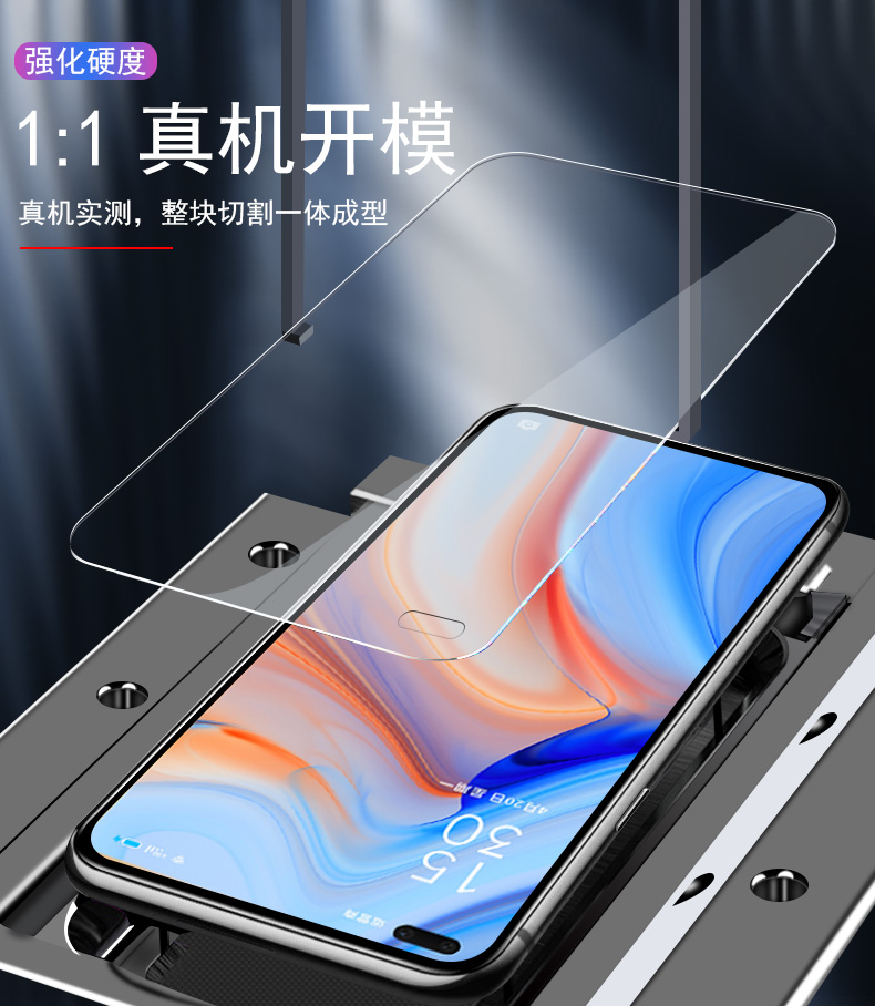 opporeno45G钢化膜reno4 5g版oppo全屏rneo45g玻璃neno4手机ren045g防爆reon4人reno459op板vivoreno0pporeno - 图0