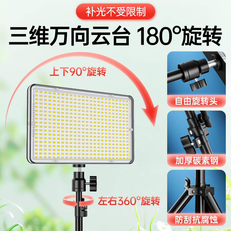 全光谱植物补光灯室内led生长灯阳台花卉蔬菜专用仿太阳补光灯具 - 图1