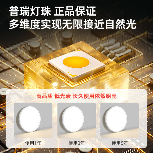 护眼吸顶灯led圆形现代简约防蓝光书房灯超薄全光谱儿童房卧室灯 - 图2