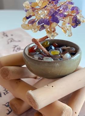 水晶摆件玄关客厅的送礼小开业