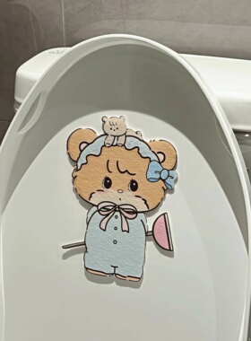 卡通毛毡马桶贴除臭去异味香薰