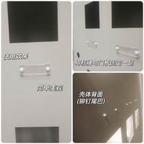 Distribution box signage plastic rivet R type fastener screw fixing piece of wicker nail 1000 bag black and white M3M4