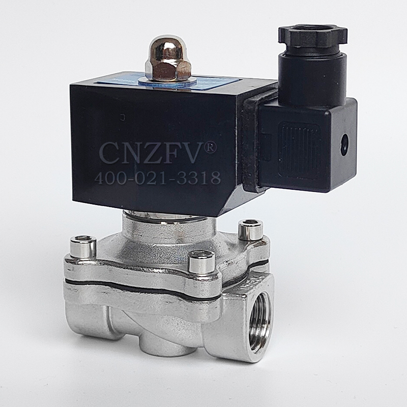 CNZFV真空负压电磁阀ZCA气体控制阀220V常闭不锈钢常闭24V破真空 - 图1