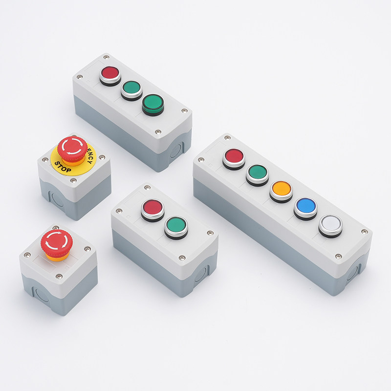高端按钮控制盒带品质型开关急停指示灯风机启停户外防水加厚壳体,淘宝优惠券,粉丝福利购,淘宝优惠卷