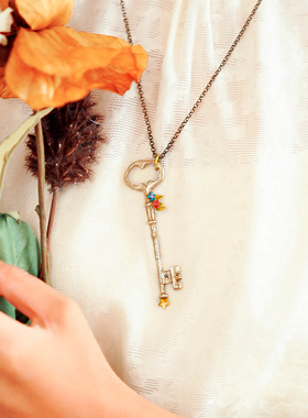 Palnartpoc大钥匙项链毛衣链