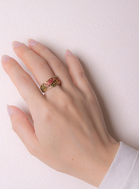 Palnartpoc花环花园戒指