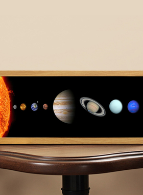 太空银河系星空星球灯光画桌面卧室音响小夜灯创意生日礼物小摆件